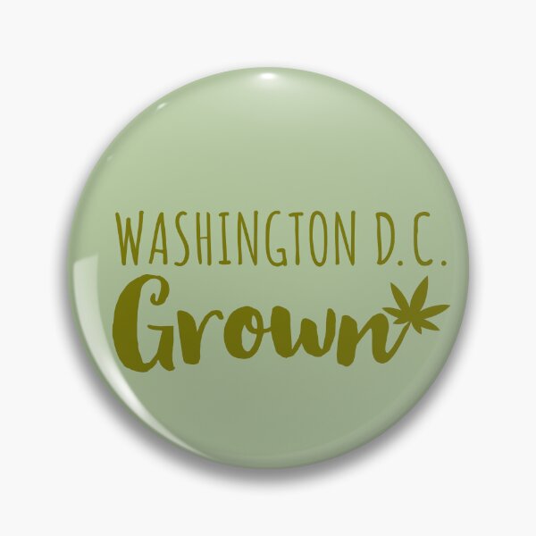 Item preview, Washington D.C. Grown Weed Leaf - Marijuana/Pot/420/Cannabis for Stoners and Smokers designed and sold by SteamParliament.