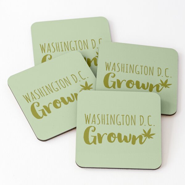 Item preview, Washington D.C. Grown Weed Leaf - Marijuana/Pot/420/Cannabis for Stoners and Smokers designed and sold by SteamParliament.