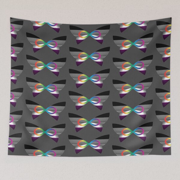 Item preview, Neurodivergent Ace Pride Butterfly designed and sold by shaneisadragon.