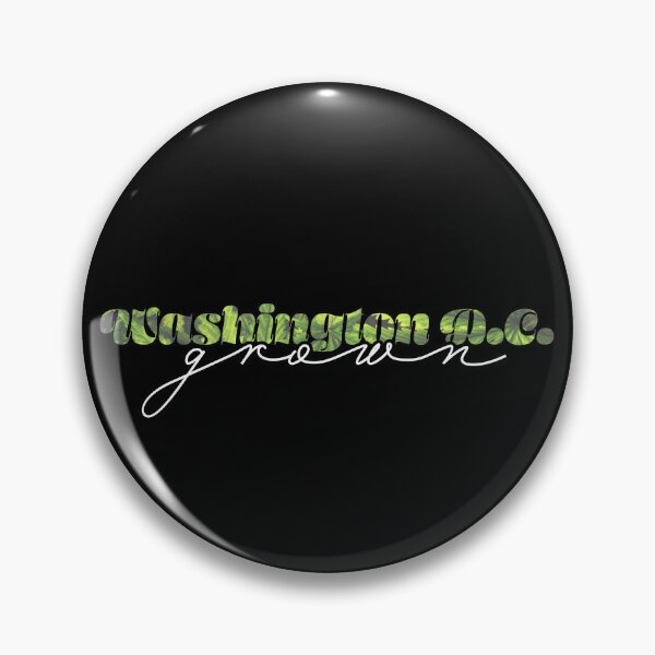 Item preview, Washington D.C. Grown Weed Leaves Text - Marijuana/Pot/420/Cannabis for Stoners and Smokers designed and sold by SteamParliament.