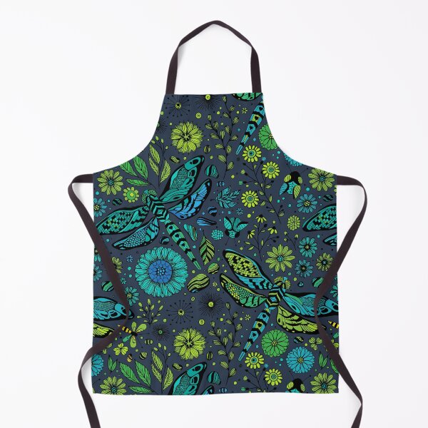 Item preview, Fly, fly dragonfly on navy designed and sold by Katerina Mitkova Kirilova.