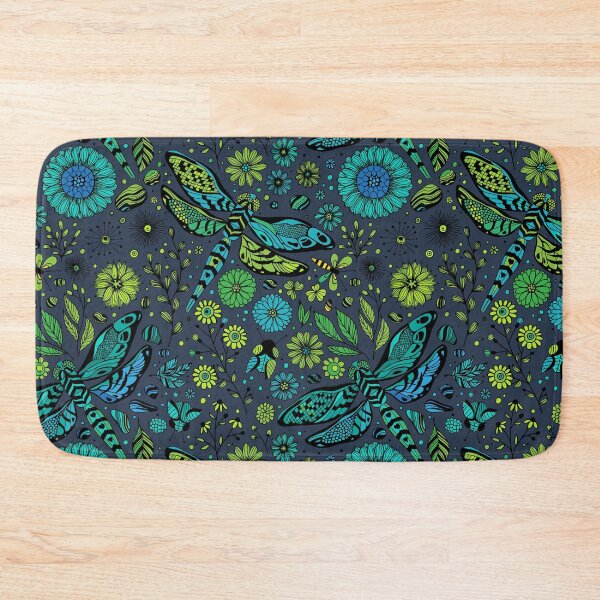 Item preview, Fly, fly dragonfly on navy designed and sold by Katerina Mitkova Kirilova.