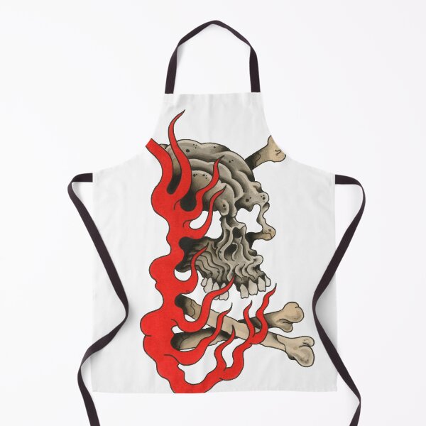 Item preview, Skull crossbones and fire designed and sold by HailRudd.
