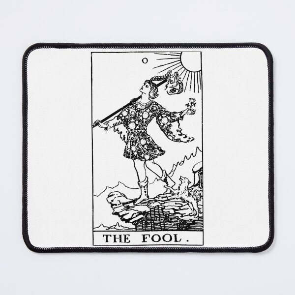 Item preview, TAROT: RIDER WAITE - THE FOOL (WHITE) designed and sold by IOMAprints.