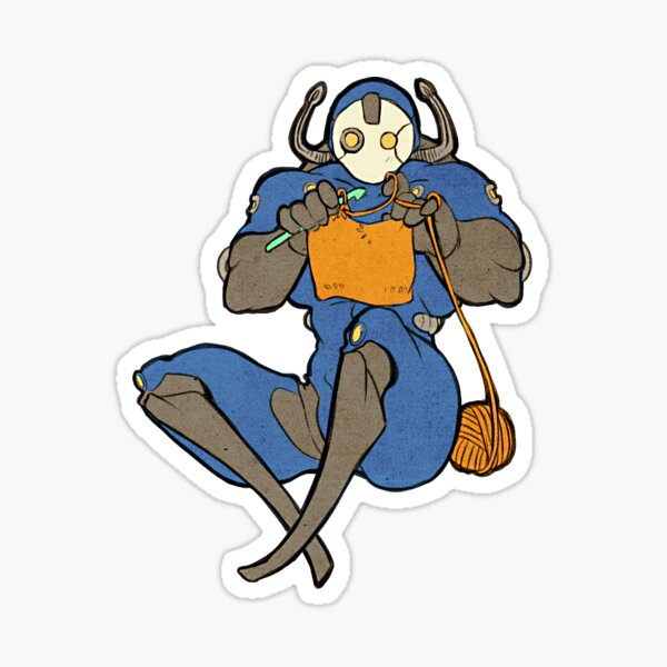 Tyl Crochet Sticker