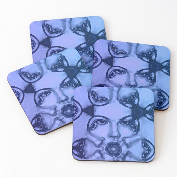 Item preview, A hundred eyes, blue to turquoise designed and sold by Zanimations.
