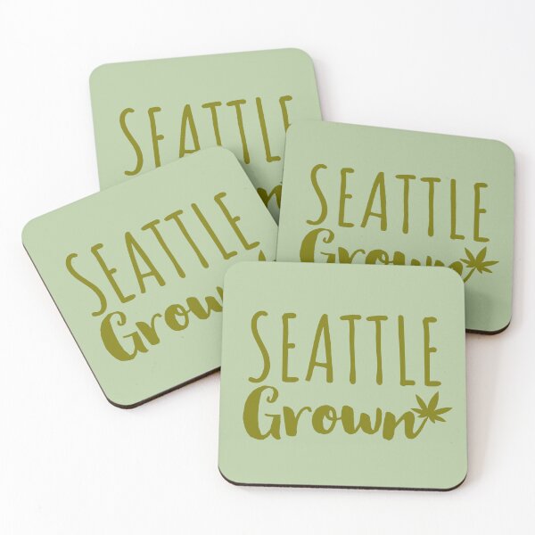 Item preview, Seattle Grown Weed Leaf - Marijuana/Pot/420/Cannabis for Stoners and Smokers designed and sold by SteamParliament.