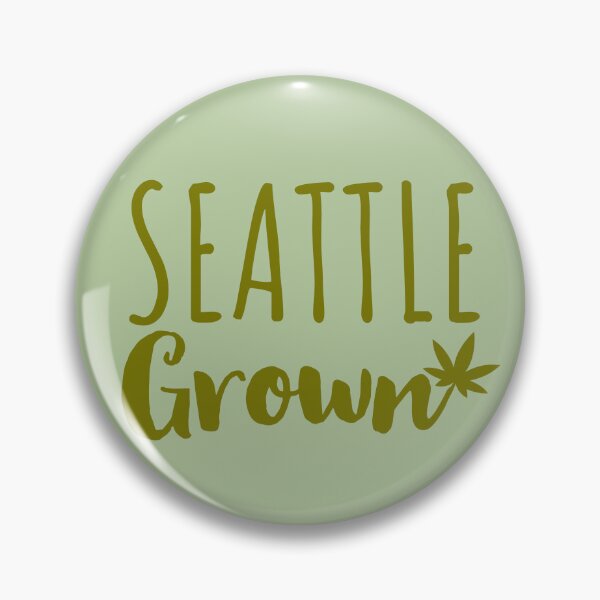 Item preview, Seattle Grown Weed Leaf - Marijuana/Pot/420/Cannabis for Stoners and Smokers designed and sold by SteamParliament.