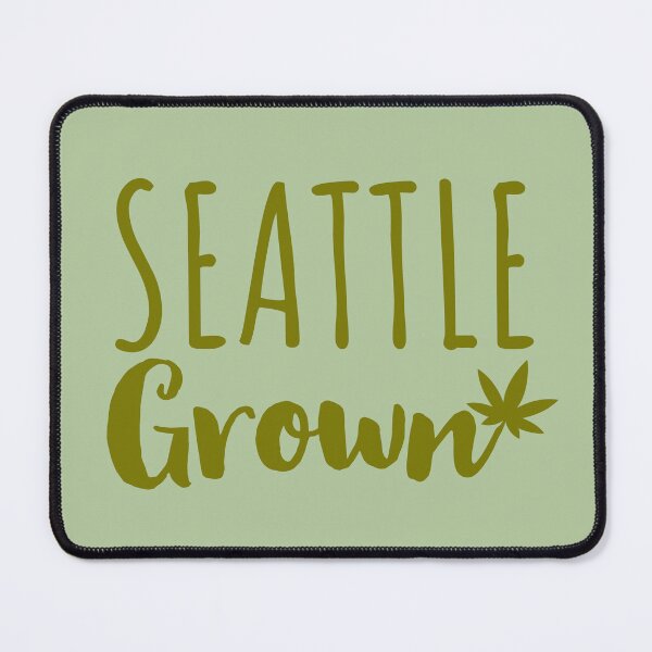 Item preview, Seattle Grown Weed Leaf - Marijuana/Pot/420/Cannabis for Stoners and Smokers designed and sold by SteamParliament.