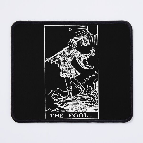 Item preview, TAROT: RIDER WAITE - THE FOOL (BLACK) designed and sold by IOMAprints.