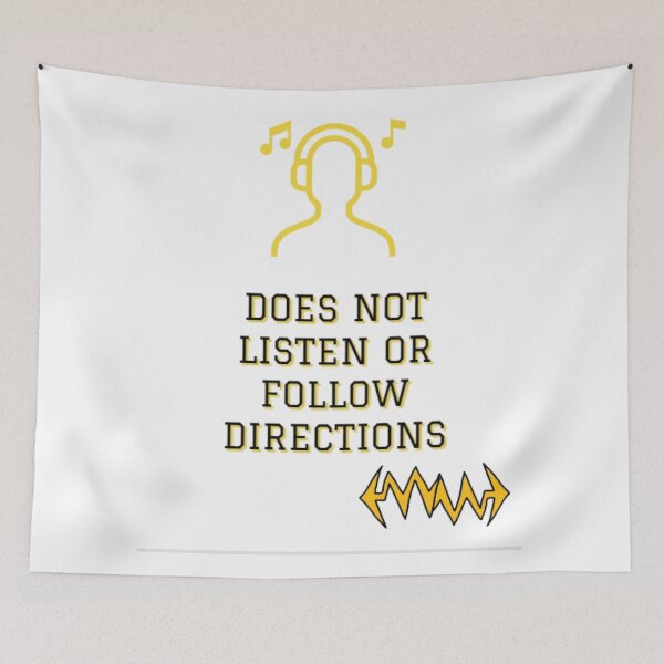 Item preview, No escucha ni sigue instrucciones designed and sold by I&H SHOP ⭐⭐⭐⭐⭐.