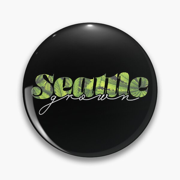 Item preview, Seattle Grown Weed Leaves Text - Marijuana/Pot/420/Cannabis for Stoners and Smokers designed and sold by SteamParliament.