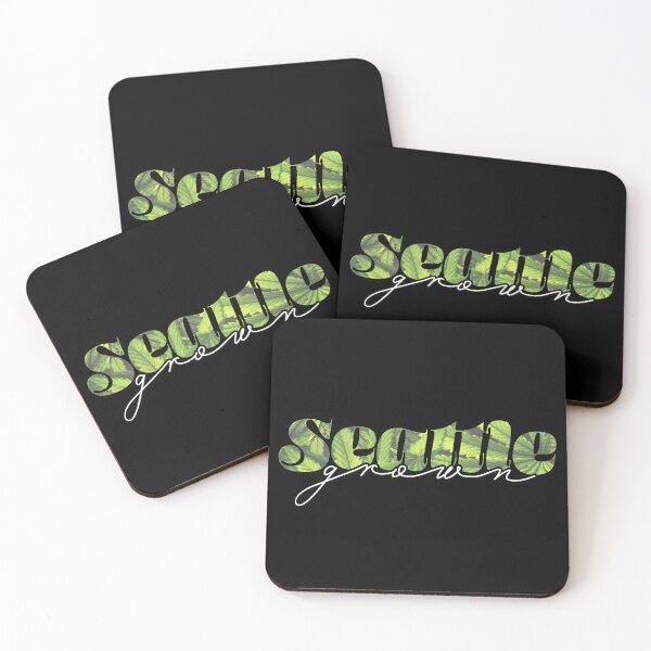 Item preview, Seattle Grown Weed Leaves Text - Marijuana/Pot/420/Cannabis for Stoners and Smokers designed and sold by SteamParliament.