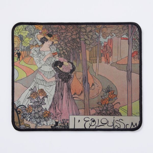 Item preview, Eblouissement 1898 Art Nouveau by Georges De Feure - Vintage Art designed and sold by RickE.