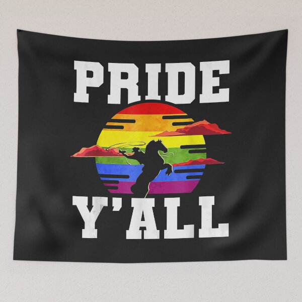 Item preview, LGBT Rainbow Gay Pride Flag Cowboy Hat Western Cowboy designed and sold by PootinTuon.