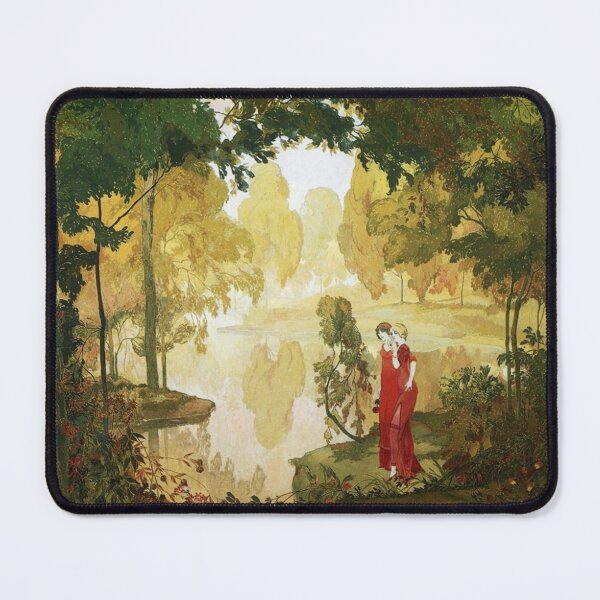 Item preview, Two women by the lake by Georges De Feure - Vintage Art designed and sold by RickE.