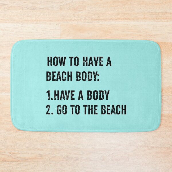 Item preview, How to Have A Beach Body-Black designed and sold by Moeez Javed.