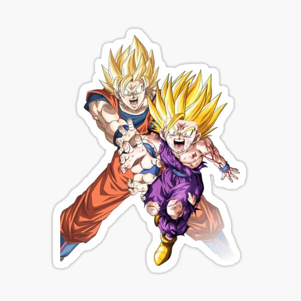 Item preview, Goku und Gohan designed and sold by MeetChris.
