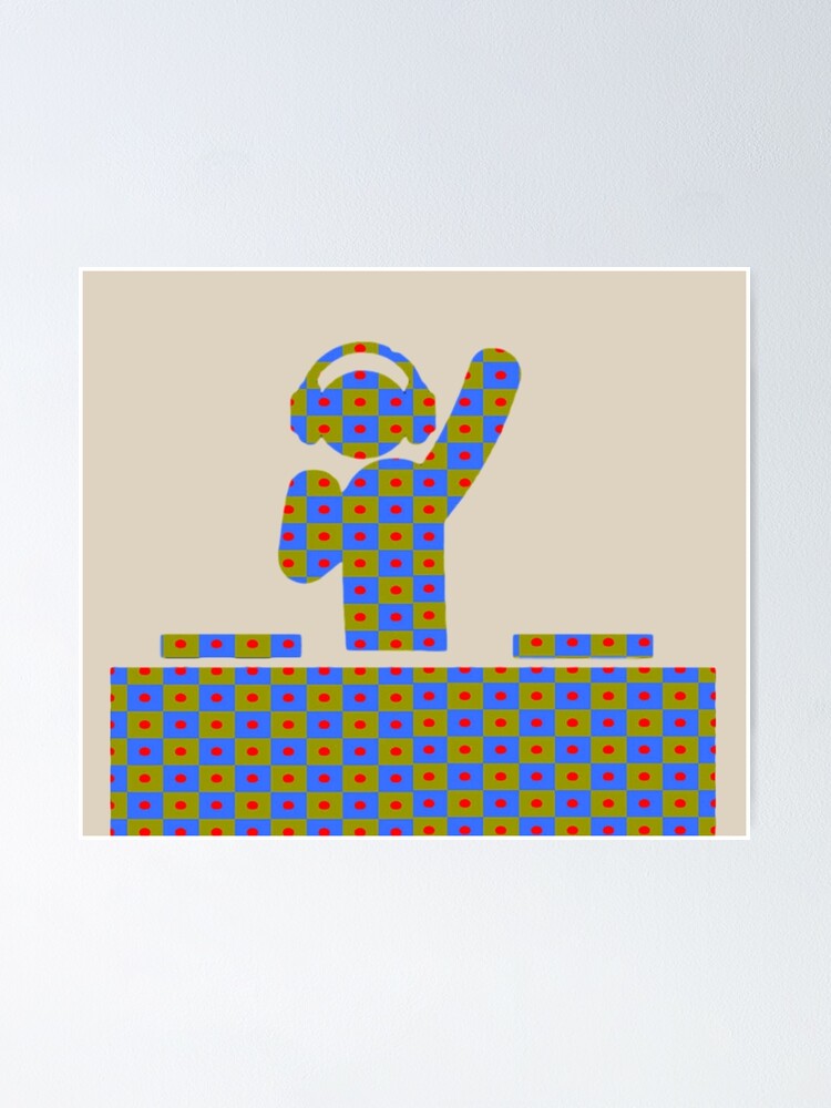 Aperçu 1 sur 3. Poster avec l'œuvre créée et vendue par DESIGNFLOWS.
