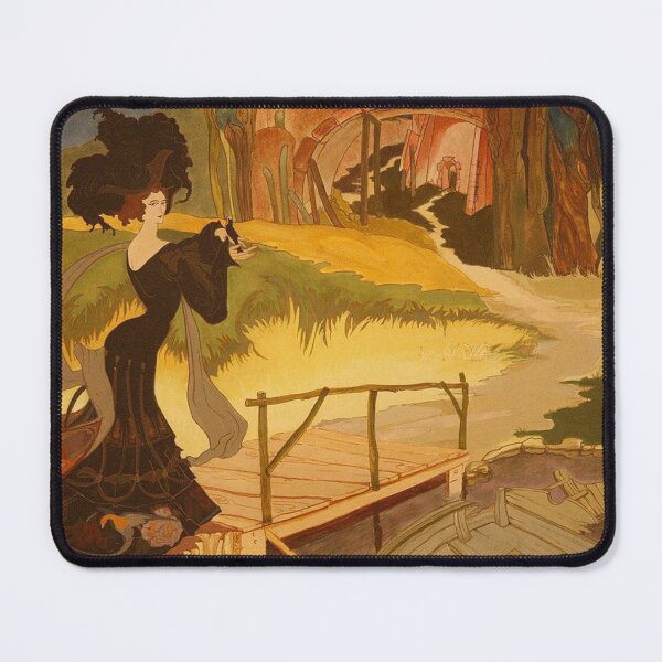 Item preview, Art Nouveau - Bridge by Georges De Feure - Vintage Art designed and sold by RickE.