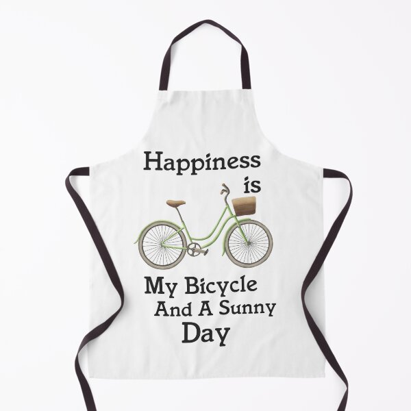 Item preview, Happiness is my bicycle and a sunny day designed and sold by della95.