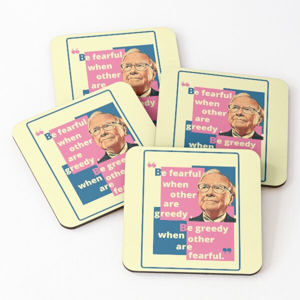 Item preview, Warren Buffett illustration Quotes designed and sold by Aadiimanavv.