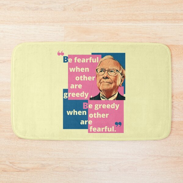 Item preview, Warren Buffett illustration Quotes designed and sold by Aadiimanavv.