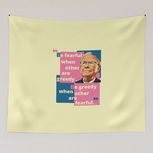 Item preview, Warren Buffett illustration Quotes designed and sold by Aadiimanavv.
