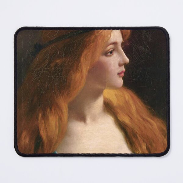 Item preview, Red Haired Princess by Jules Frederic Ballavoine - Vintage Art designed and sold by RickE.