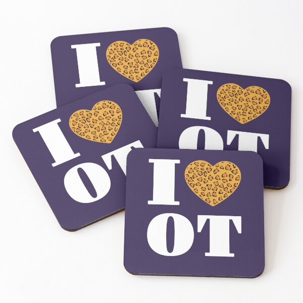 Item preview, I Love OT Occupational Therapy Leopard Cheetah Print designed and sold by jaygo.