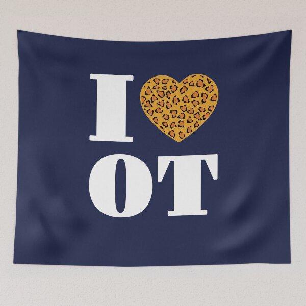 Item preview, I Love OT Occupational Therapy Leopard Cheetah Print designed and sold by jaygo.