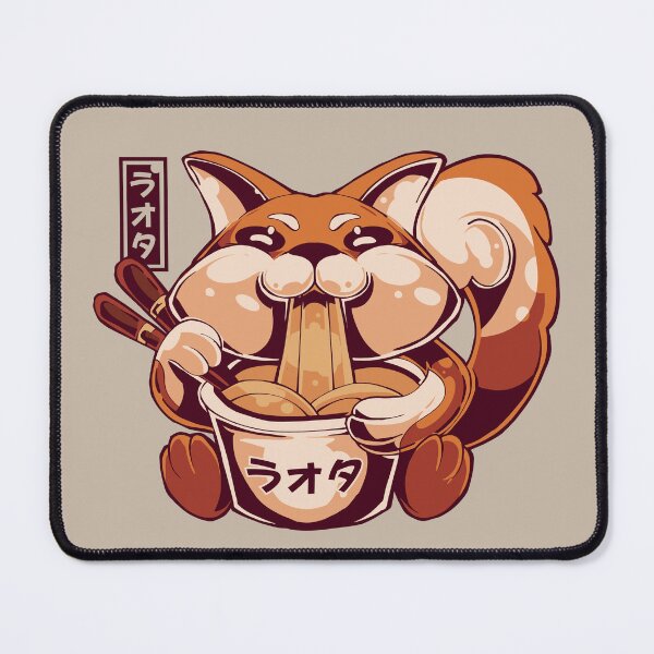 Item preview, Fox Eating Ramen designed and sold by nmcreationsshop.