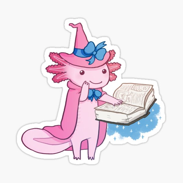 Axolotl - Mago Secreto !!!! Pegatina