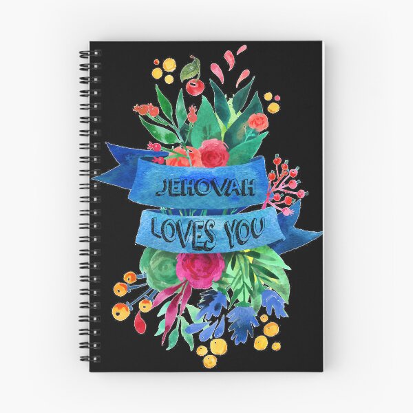 Item preview, Jehovah Loves You! Spiral Notebook designed and sold by crafts-gift.