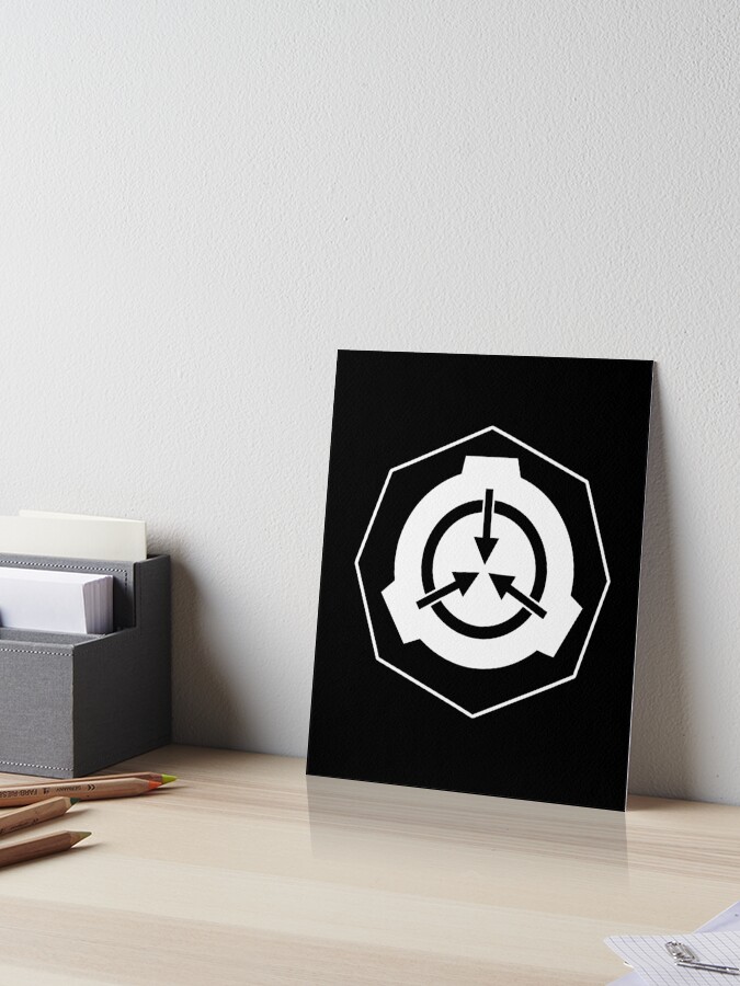 SCP Foundation Rectencular Symbol Art Board Print for Sale by