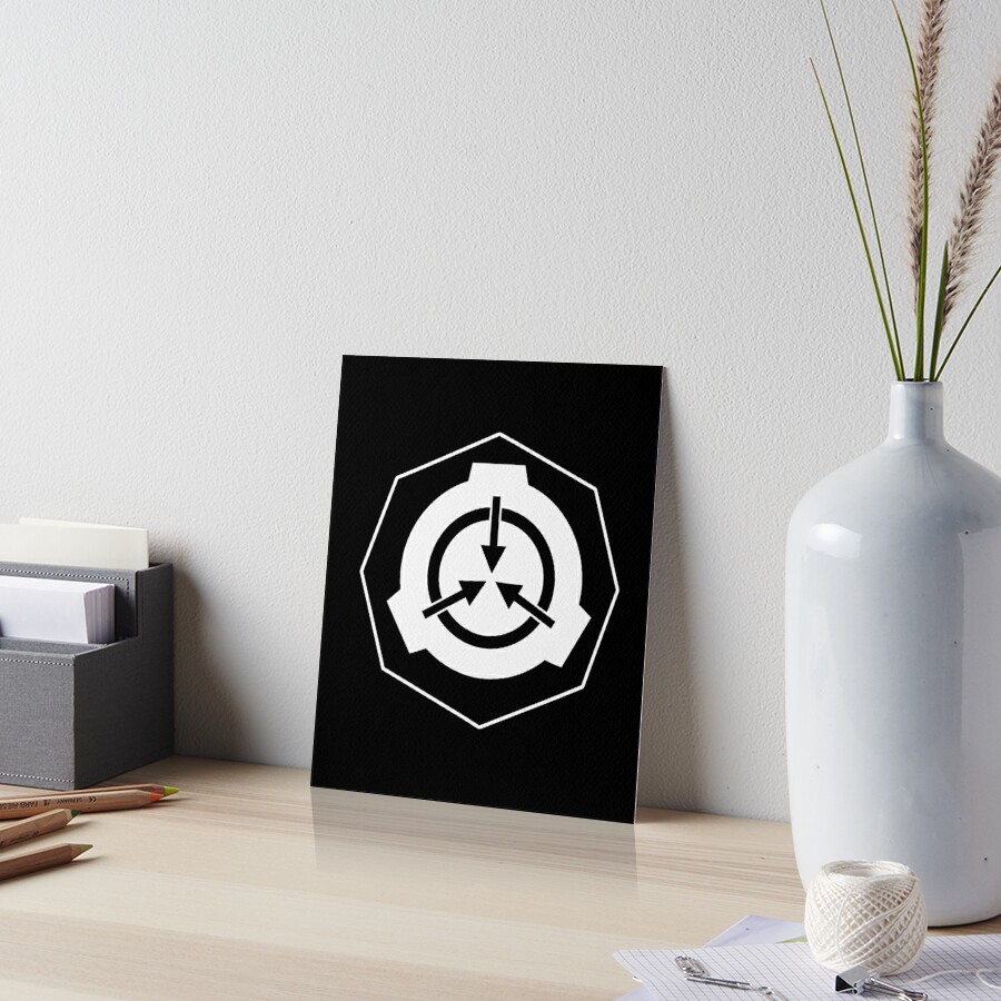SCP Foundation Rectencular Symbol Art Board Print for Sale by