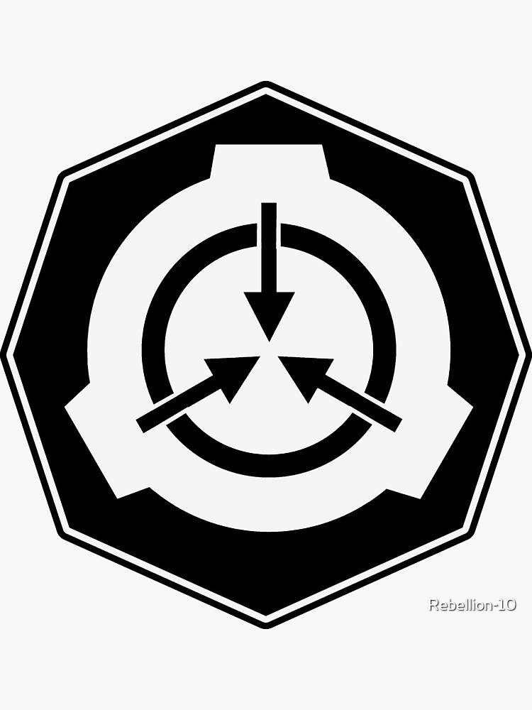 SCP Foundation symbol Sticker for Sale by Rebellion-10