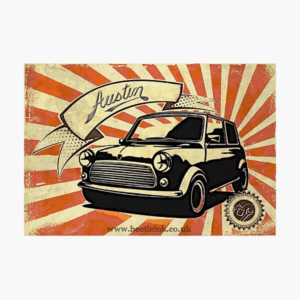 Fetes Occasions Speciales Austin Morris Mini Cooper Compatriote Van Voiture Classique Carte Anniversaire Maison Cdnorteimagen Cl