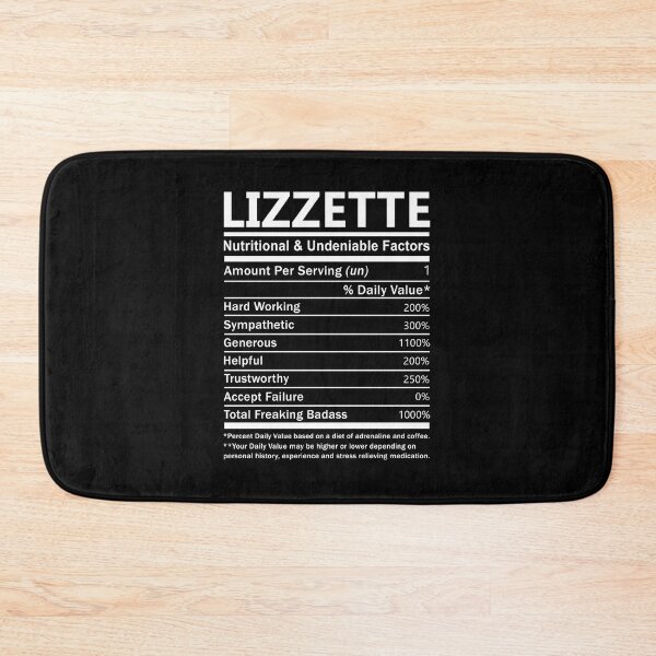 Item preview, Lizzette Name T Shirt - Lizzette Nutritional And Undeniable Factors Gift Item Tee designed and sold by braedowen3.