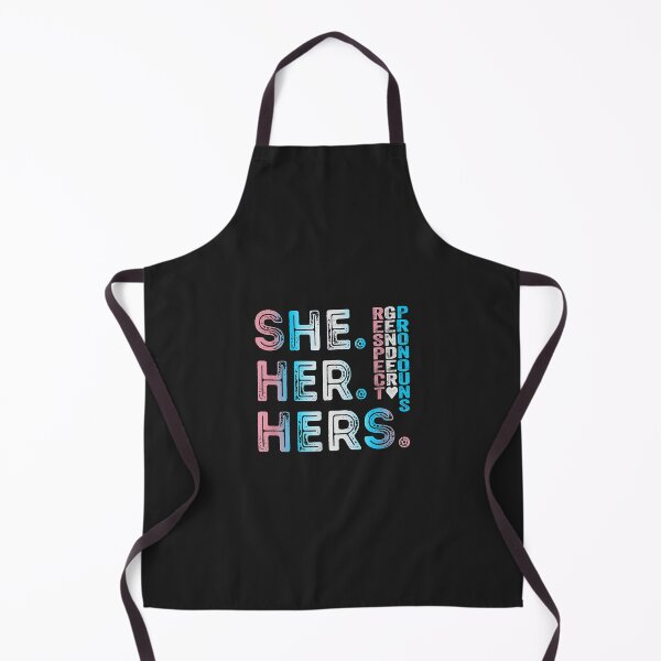 Item preview, She Her Hers respect gender pronouns designed and sold by PootinTuon.
