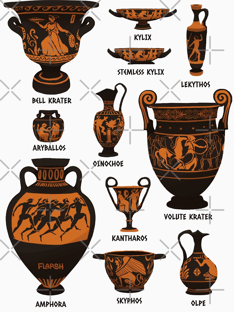 Ancient Greek Pottery by flaroh