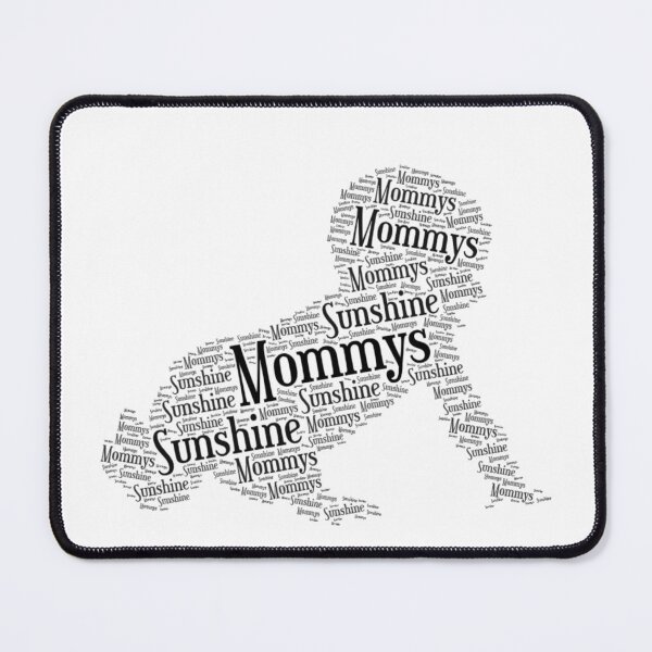 Item preview, Word shape of Mommys sunshine_word arT designed and sold by Douniaya.