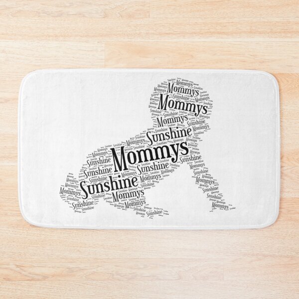 Item preview, Word shape of Mommys sunshine_word arT designed and sold by Douniaya.