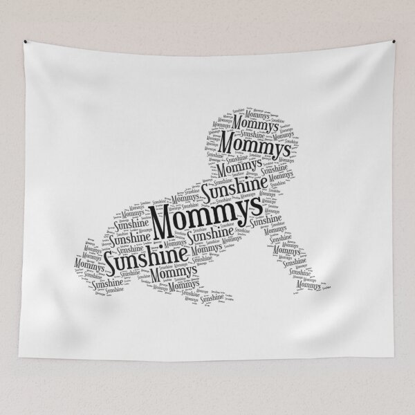 Item preview, Word shape of Mommys sunshine_word arT designed and sold by Douniaya.