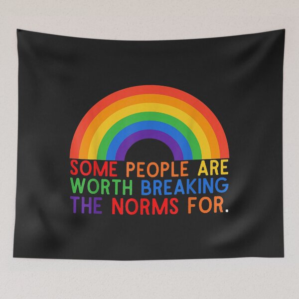 Item preview, Some People Are Worth Breaking The Norms For LGBQT designed and sold by PootinTuon.