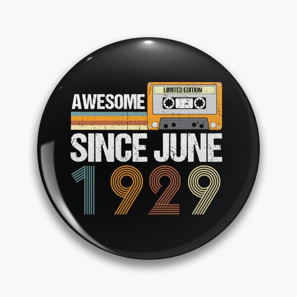 Item preview, Awesome Since June 1929 | Vintage 1929 Birthday | 93nd Birthday Gift  designed and sold by AMINE  ★★★★★.