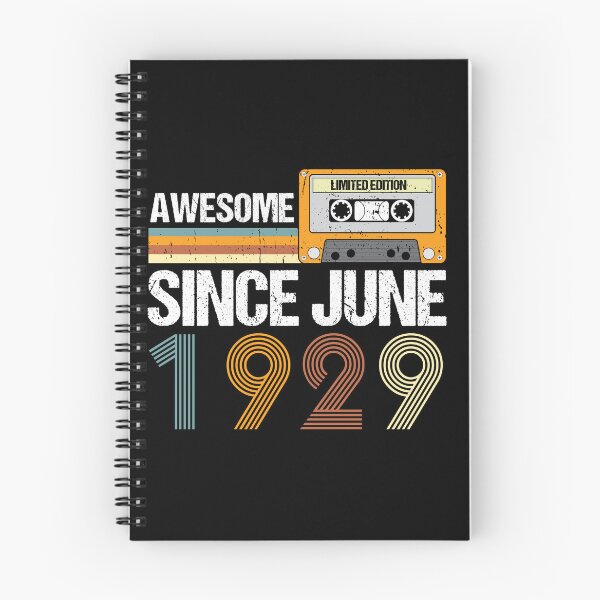 Item preview, Awesome Since June 1929 | Vintage 1929 Birthday | 93nd Birthday Gift  designed and sold by AMINE  ★★★★★.