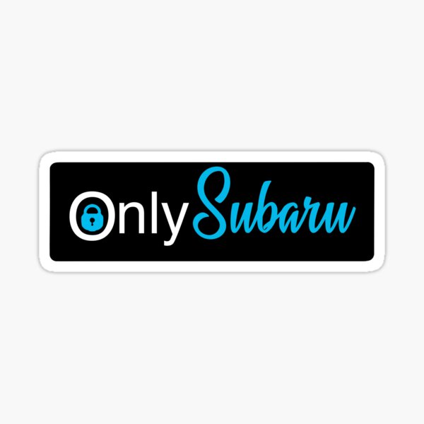 "JDM Only Subaru" Sticker for Sale by JDMCarStuff Redbubble