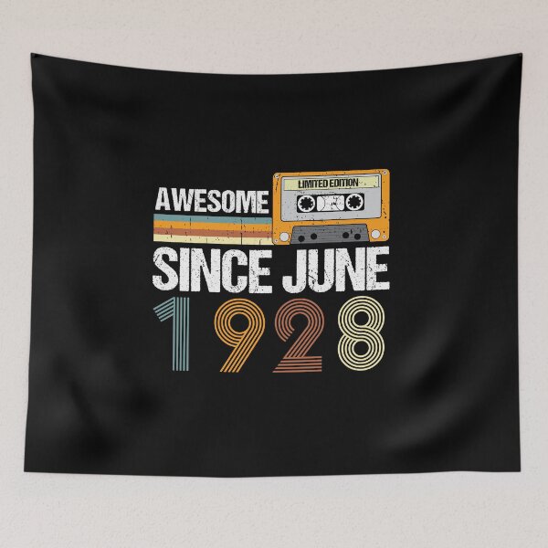 Item preview, Awesome Since June 1928 | Vintage 1928 Birthday | 94nd Birthday Gift  designed and sold by AMINE  ★★★★★.