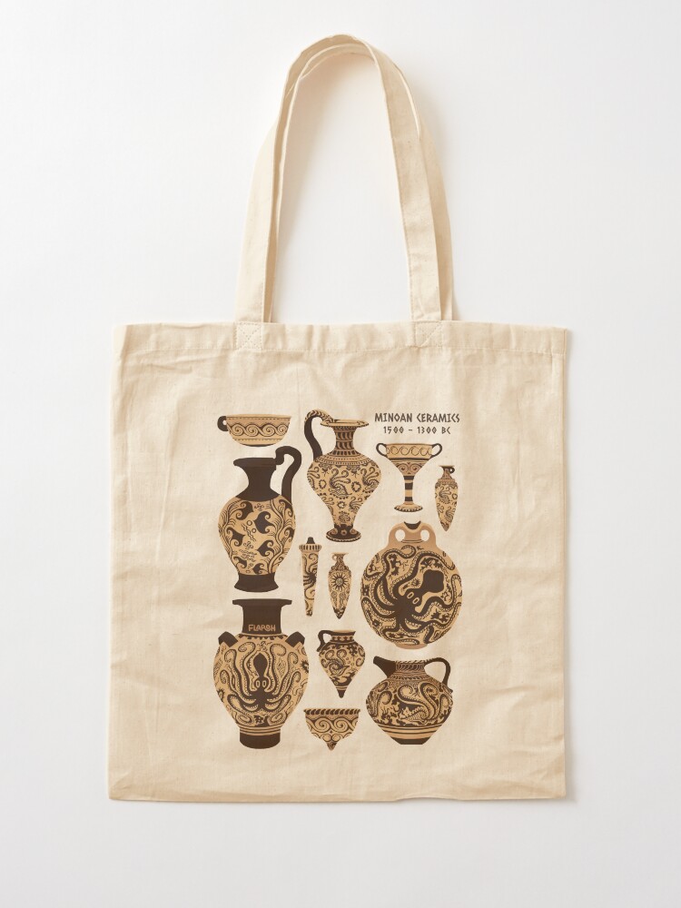 Alternate view of Late Minoan Ceramics Tote Bag